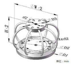 GS-2钢索式减震器