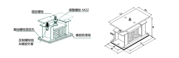 ZTF型可调阻尼弹簧减震器