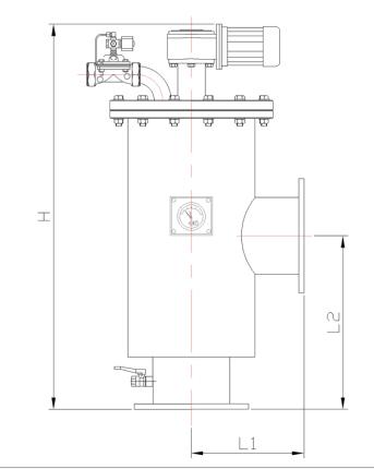 KLDS系列立式电机驱动刷式自清洗过滤器